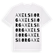 Axelsborg ordlek t-shirt