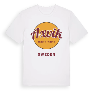 Axvik cirkel t-shirt – ekologisk bomull t-shirt från Pinshirt