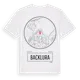 White t-shirt med Backlura t-shirt