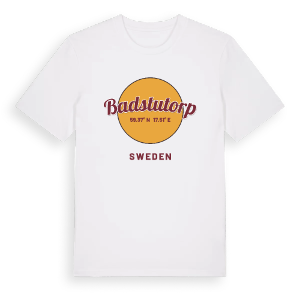 Badstutorp cirkel t-shirt – ekologisk bomull t-shirt från Pinshirt