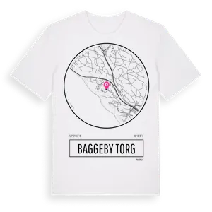 Baggeby Torg t-shirt – ekologisk bomull t-shirt från Pinshirt