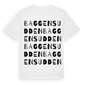 Baggensudden ordlek t-shirt – ekologisk bomull t-shirt från Pinshirt