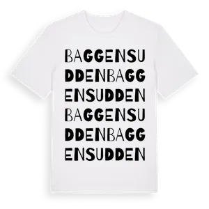 Baggensudden ordlek t-shirt – ekologisk bomull t-shirt från Pinshirt