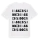 White t-shirt med Baggensudden ordlek t-shirt