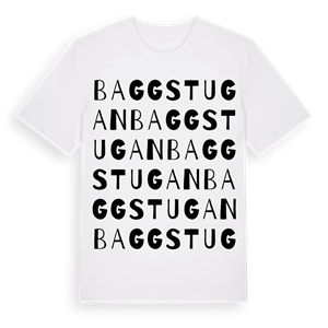 Baggstugan ordlek t-shirt – ekologisk bomull t-shirt från Pinshirt