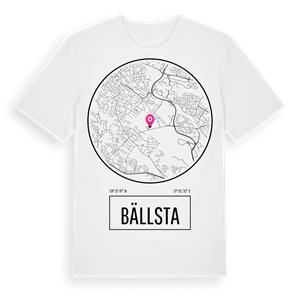Bällsta t-shirt – ekologisk bomull t-shirt från Pinshirt