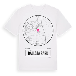 Bällsta park t-shirt – ekologisk bomull t-shirt från Pinshirt