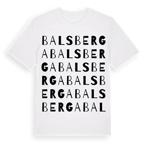 Balsberga ordlek t-shirt – ekologisk bomull t-shirt från Pinshirt