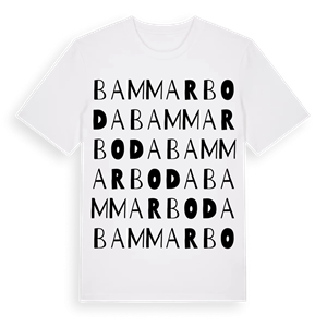 Bammarboda ordlek t-shirt – ekologisk bomull t-shirt från Pinshirt