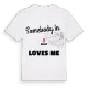 Någon i Baset älskar mig t-shirt
