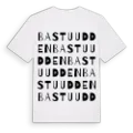 Bastuudden ordlek t-shirt