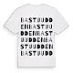 Bastuudden ordlek t-shirt