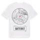 White t-shirt med Batteriet t-shirt