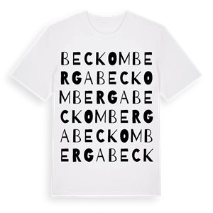 Beckomberga ordlek t-shirt – ekologisk bomull t-shirt från Pinshirt