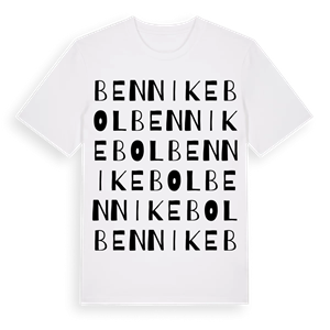 Bennikebol ordlek t-shirt – ekologisk bomull t-shirt från Pinshirt