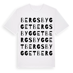 Bergsbygget ordlek t-shirt – ekologisk bomull t-shirt från Pinshirt