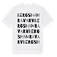 Bergshamra varv ordlek t-shirt