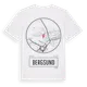 White t-shirt med Bergsund t-shirt