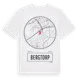 White t-shirt med Bergtorp t-shirt