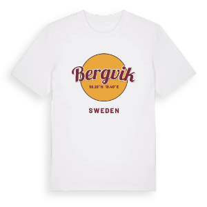 Bergvik cirkel t-shirt – ekologisk bomull t-shirt från Pinshirt