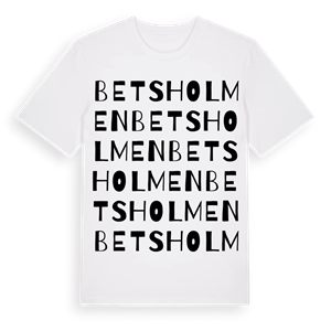 Betsholmen ordlek t-shirt – ekologisk bomull t-shirt från Pinshirt