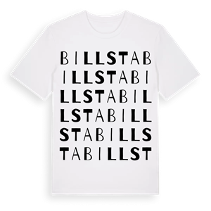 Billsta ordlek t-shirt – ekologisk bomull t-shirt från Pinshirt