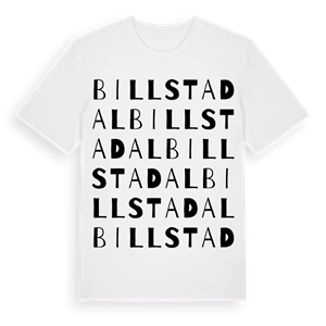 Billstadal ordlek t-shirt – ekologisk bomull t-shirt från Pinshirt