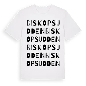 Biskopsudden ordlek t-shirt – ekologisk bomull t-shirt från Pinshirt