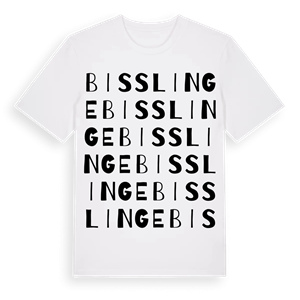 Bisslinge ordlek t-shirt – ekologisk bomull t-shirt från Pinshirt
