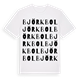 Björkbol ordlek t-shirt