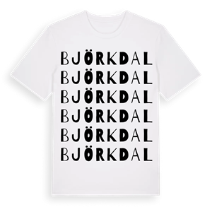 Björkdal ordlek t-shirt – ekologisk bomull t-shirt från Pinshirt