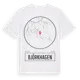 White t-shirt med Björkhagen t-shirt
