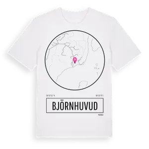 Björnhuvud t-shirt – ekologisk bomull t-shirt från Pinshirt
