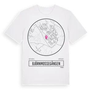 Björnmossegången t-shirt – ekologisk bomull t-shirt från Pinshirt