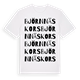 Björnnäs kors ordlek t-shirt