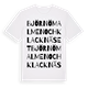 Björnömalmen och Klacknäset ordlek t-shirt