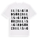 Blåsagårdsören ordlek t-shirt