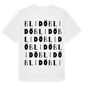 Blidö ordlek t-shirt – ekologisk bomull t-shirt från Pinshirt