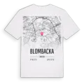 Blombacka karta t-shirt