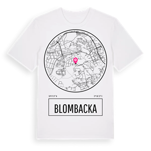 Blombacka t-shirt – ekologisk bomull t-shirt från Pinshirt
