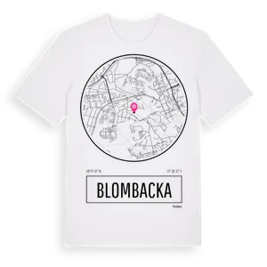 Blombacka t-shirt – ekologisk bomull t-shirt från Pinshirt