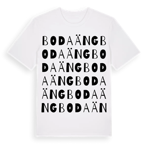 Bodaäng ordlek t-shirt – ekologisk bomull t-shirt från Pinshirt