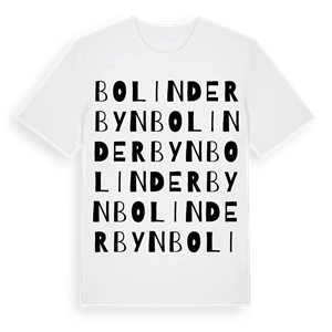 Bolinderbyn ordlek t-shirt – ekologisk bomull t-shirt från Pinshirt