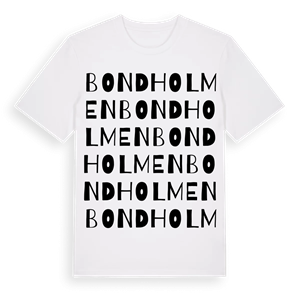 Bondholmen ordlek t-shirt – ekologisk bomull t-shirt från Pinshirt