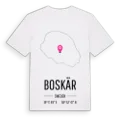 Boskär karta t-shirt