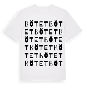 Bötet ordlek t-shirt – ekologisk bomull t-shirt från Pinshirt