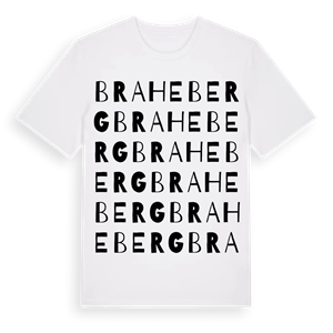 Braheberg ordlek t-shirt – ekologisk bomull t-shirt från Pinshirt
