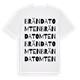 Brända tomten ordlek t-shirt
