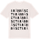 Vintage White t-shirt med Brännäset ordlek t-shirt