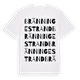 Bränninge strand ordlek t-shirt